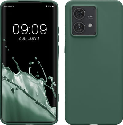 kwmobile telefoonhoesje geschikt voor Motorola Edge 40 Neo - Hoesje voor smartphone - Back cover in dennengroen