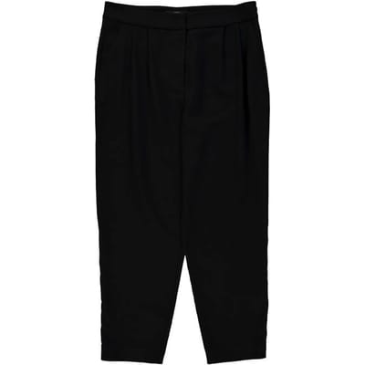 PINKO Aritmetica Div Pantalone Satin Black Size: 38 | Straight Pants Outlet | Dames | Zwart