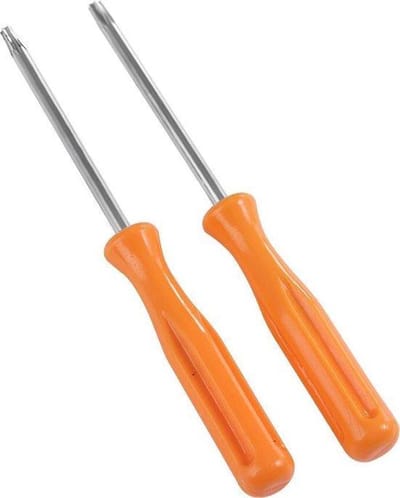 Torx T8 Schroevendraaier + Torx T10 Schroevendraaier set. Geschikt voor Xbox 360/PS4 Reparatie - 2 stuks - Oranje