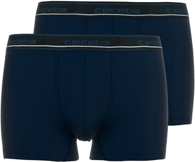 CECEBA Bamboo Heren Boxers - 2-pack - Blauw