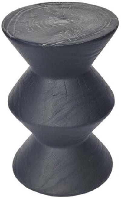 Tower Living - Vinci (due) bijzettafel - ø30 cm - zwart