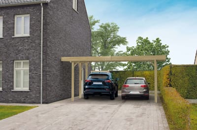 Solid Carport Base S7724 606x506x250cm