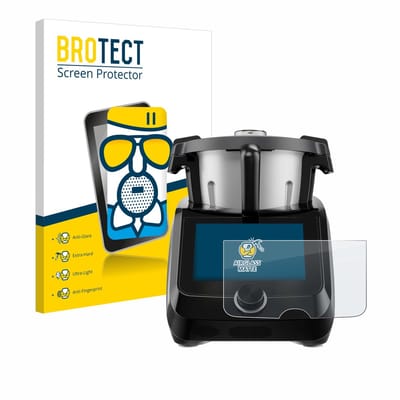 BROTECT - Screenprotector voor SilverCrest Monsieur Cuisine Smart BLACK EDITION - Folie Beschermfolie Beschermglas matte