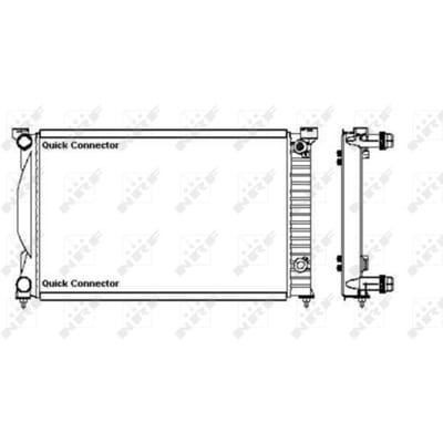 Radiator, motorkoeling Economy Class NRF 50543A