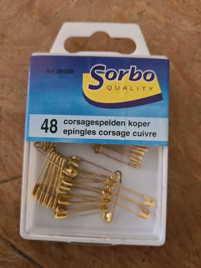 Sorbo 48 Corsage spelden Koper