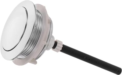 Toilet Reservoir Knop - Universele Spoelknop - Toilet Reparatie - Eenvoudige Installatie - 58 cm - Zilver