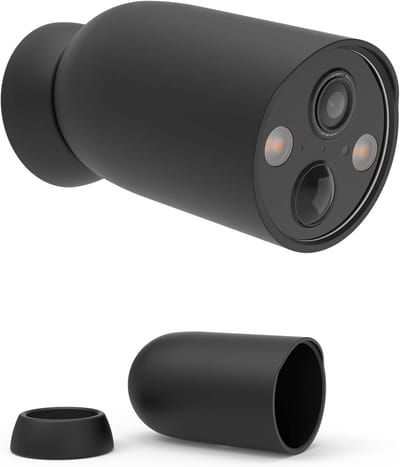 Camera Beschermhoes - Beveiligingscamera Skin - Buiten Camera - Weerbestendig Materiaal - 3 Stuks - Zwart