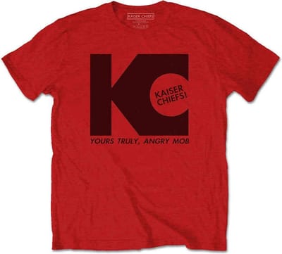 Kaiser Chiefs - Yours Truly Heren T-shirt - S - Rood