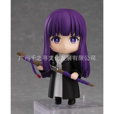 Nieuwe #2368 Fern Frieren Beyond Journey's End Chibi Stijl Gezicht Verwisselbaar Anime Actiefiguur Duurzaam Speelgoed Voor Anime Fans black