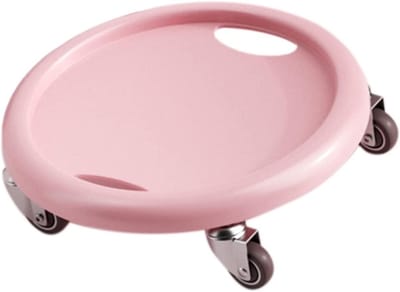 Kernschuif - Buiktrainer schijf - Thuis fitness - 4 Universele rollen - 29 x 29 cm - Zwart