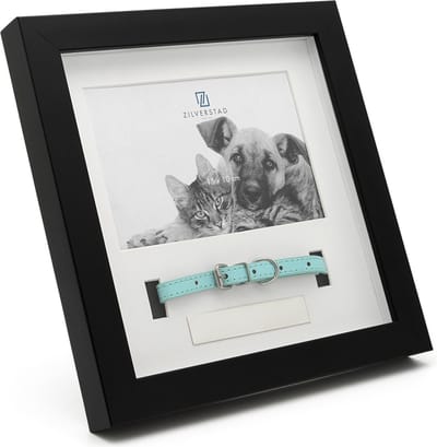 Zilverstad - Fotolijst Huisdier met halsband 15x10 cm