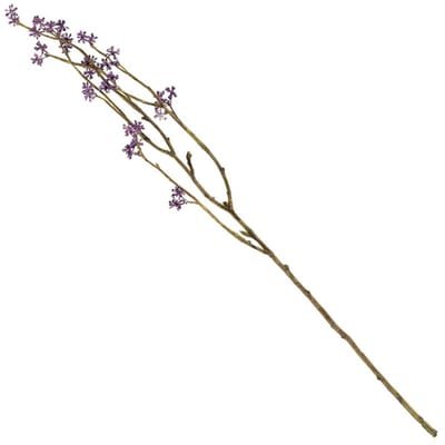 Kunsttak rijstbloem 56cm paars