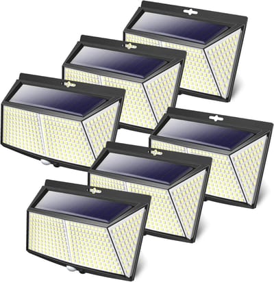 8 LED Buitenlampen op Zonne-energie met Bewegingsmelder - Waterdicht, 3 Modi, 270 Graden Stralingshoek