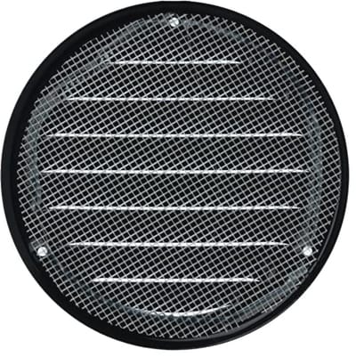 Metalen Ventilatierooster 100mm - Rooster voor Ventilatie met Insectenbescherming