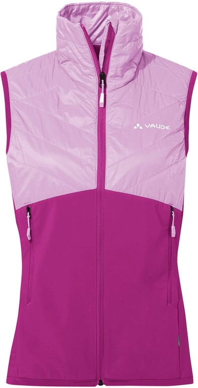 VAUDE Brenva Vest II, functioneel vest, dames outdoor sportvest, met capuchon, slim fit