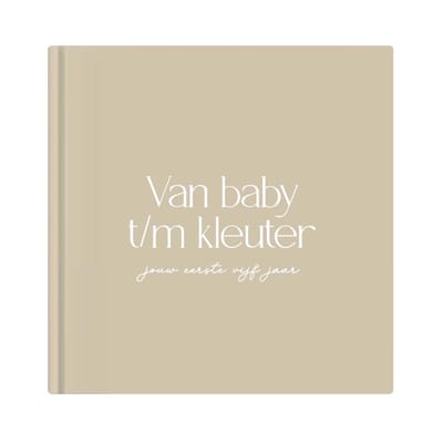 Writemoments Van baby t/m kleuter - Opgroeiboek 0-5 jaar - Hardcover