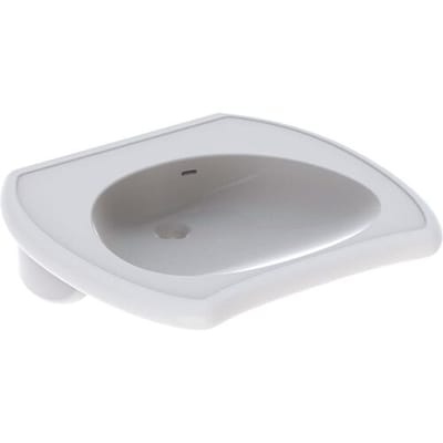 Geberit Vitalis washbasin 65 x 60 cm with overflow, barrier-free 121765000