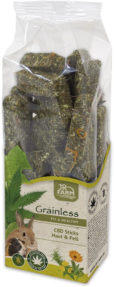 Jr Farm JR FARM HENNEP STICKS HUID & PELS GRAANLOOS 75G