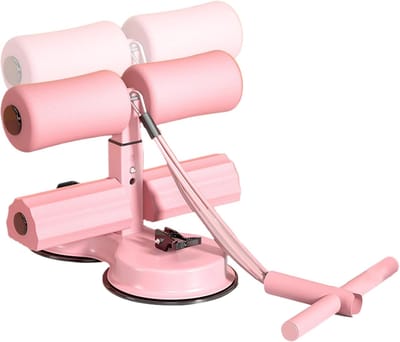 Buiktrainer Hulpmiddel - Fitness Machine - Core Versterken - Verstelbare Weerstand - 27 cm - Roze