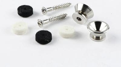 Fender 63267049 Nikkel Strap Buttons - Set van 2