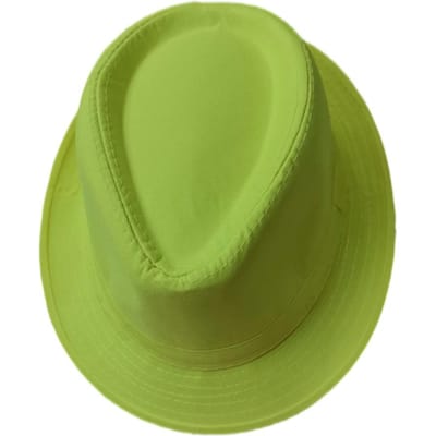 Felgekleurde Fedora's Britse Mode Jazzhoed Lente/Zomer Koreaanse Editie Jeugd Veelzijdig Trendy Koppel Zonne-Bucket Hat geel