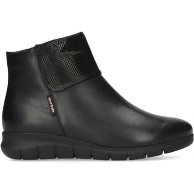 Mephisto Mobils Ilinca - dames laars - Zwart - maat 42.5 (EU) 8.5 (UK)