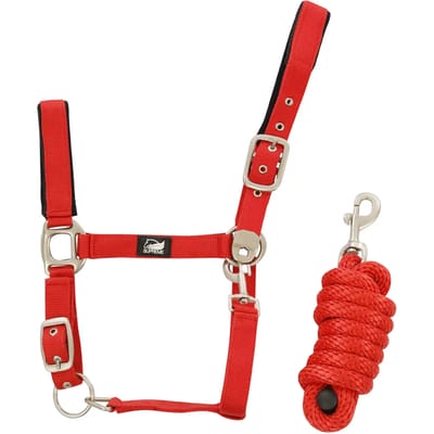 Nylon halster en touw van voor paard Supreme