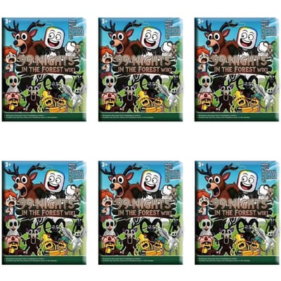 99 Nuits dans la Forêt Figurine d'Action Cerf Hibou Chèvre Boîte Aveugle Décoration de Bureau Modèle Ornements Fans Cadeaux de Noël Mystiques