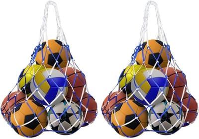 Grote mesh basketball tas met dubbele compartimenten voor optimale organisatie en bescherming