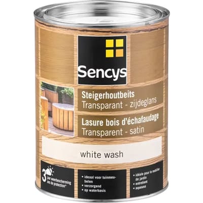 Sencys Steigerhoutbeits Transparant White Wash 2,5l