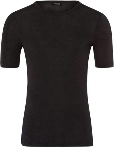 Hanro Woolensilk Sportshirt/Thermische shirt - 0176 Grey - maat L (L) - Heren Volwassenen - Wol- 073401-0176-L