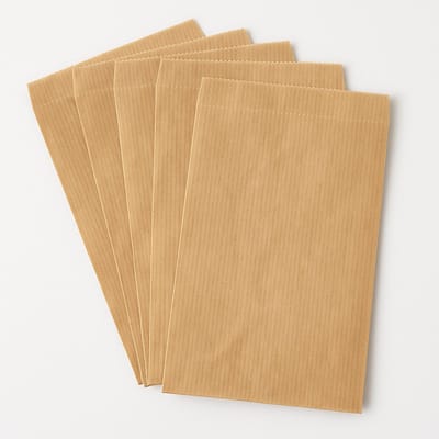 Professionele Cadeau zakjes - 50 Stuks - 10x16 cm -Papieren zakjes - Kraftpapier Bruin – Cadeauzakjes / geschenkzakjes