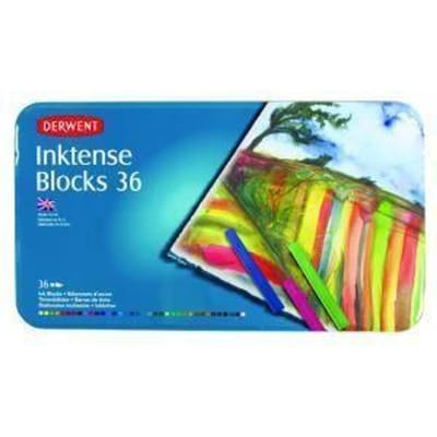 Inktense Blocks blik met 36 krijtjes