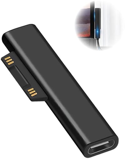 longziming -Magnetische USB-C Adapter - Magnetische Oplaadconnector - Laadadapter - PD Snelladen - Magnetische Verbinding - Hittebestendig Kunststof - Compact·Draagbaar & Veilig - 1 Stuk