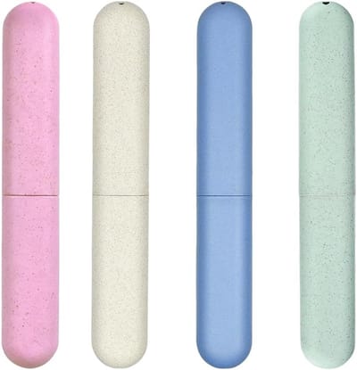 Tandenborstel Beschermhoes - Reis Etui - Hygiënisch Vervoer - Set van Vier - 26x14x2 cm