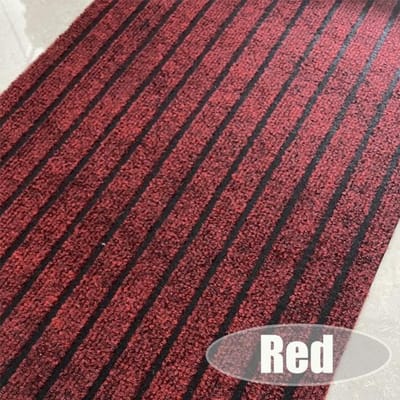 Lange keukentapijt wasbare vloermat voor keukenvoordeurmat buiteningangsdeur antislip vloerbedekkingsmat buitenterras 50cm*180cm 1pc rood