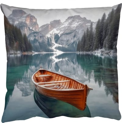 Sierkussens - Kussentjes Woonkamer - 50x50 cm - Boot - Bergen - Natuur - Water