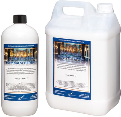 Hairconditioner Hammam Herbal 1 liter + jerrycan navulling 5 liter