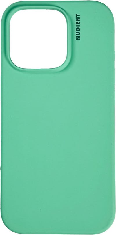 Nudient Base Case geschikt voor iPhone 16 Pro Mint - Groen