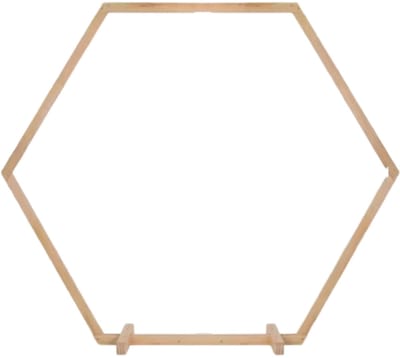 Zeshoekige rozenboog - Voor Bruiloften, ceremonies en feestdecoratie - Decoratie - Backdrop frame - Versiering accessoires - 230cm
