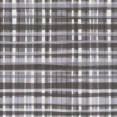Grafisch behang Profhome 782244-GU vliesbehang hardvinyl warmdruk in reliëf glad met ruitpatroon mat crème zwart wit grijs 5,33 m2