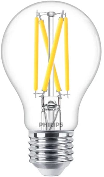 Philips - LED Lamp - E27 Master - Peer Filament Helder - 5.9W 806lm - 922-927 Dim To Warm - Beste Kleurweergave - Dimbaar