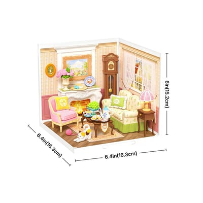 Robotime Holiday Tea Time - Rolife Super Store Series - DW023 - Miniatuur - Poppenhuis - Bouwpakket - Knutselen