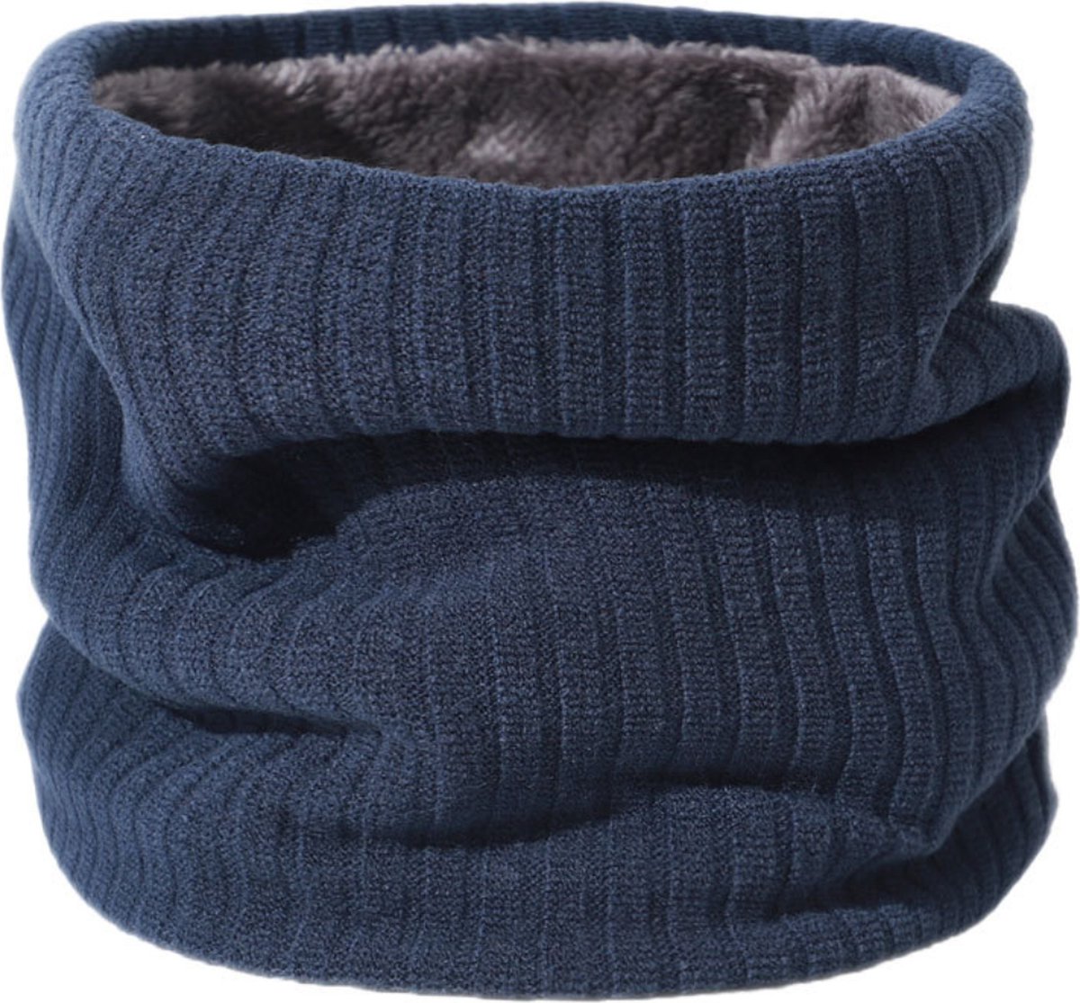 Nivard Nekwarmer - Heren - Dames - Fleece - Motor - Bandana - Masker - Colsjaal - Winter - Sjaal - Gewatteerd - Blauw