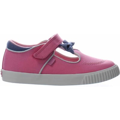 Kickers Tovni T-Bow Bumper Kinderen Roze Plimsolls