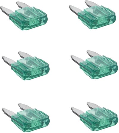 ProPlus Mini steekzekeringen - 30 ampère - groen - 6 stuks