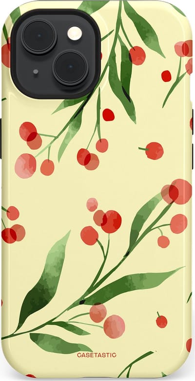 Casetastic Hoesje Geschikt voor Apple iPhone 15 Magsafe - Stijlvolle Beschermende Duo-layer Case - Watermeloen