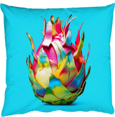 Sierkussens - Kussentjes Woonkamer - 50x50 cm - Drakenfruit - Blauw - Levendig