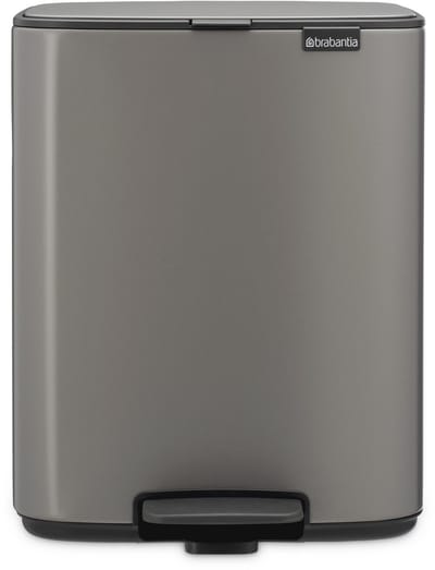 Brabantia Bo Pedaalemmer - 12 liter - Platinum