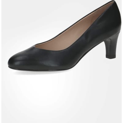 Pumps van echt leer - zwart - Gr. 6 van Goldner Fashion